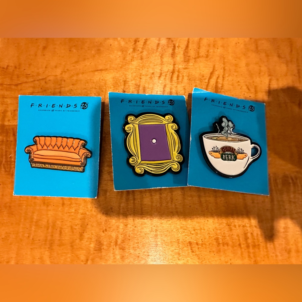 Friends 25th Anniversary Pins